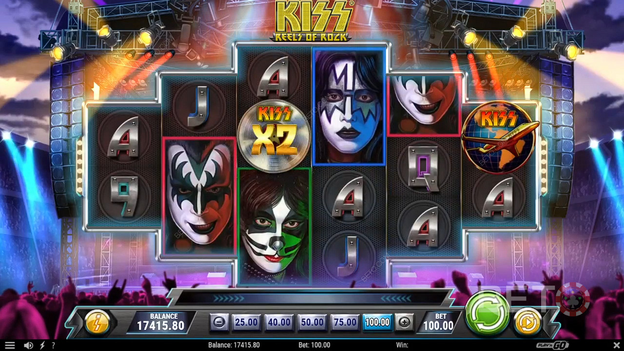 KISS Reels of Rock Gioco Gratuito