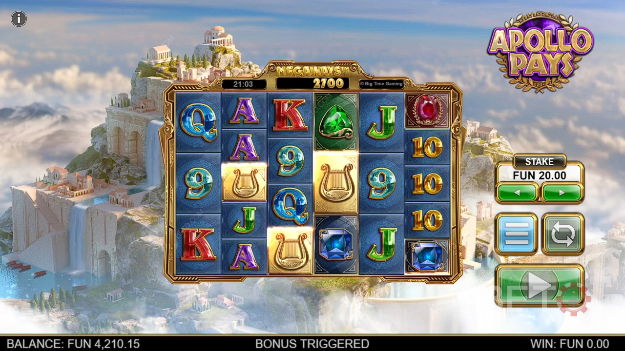 Apollo Pays Megaways Recensione da BETO Slots