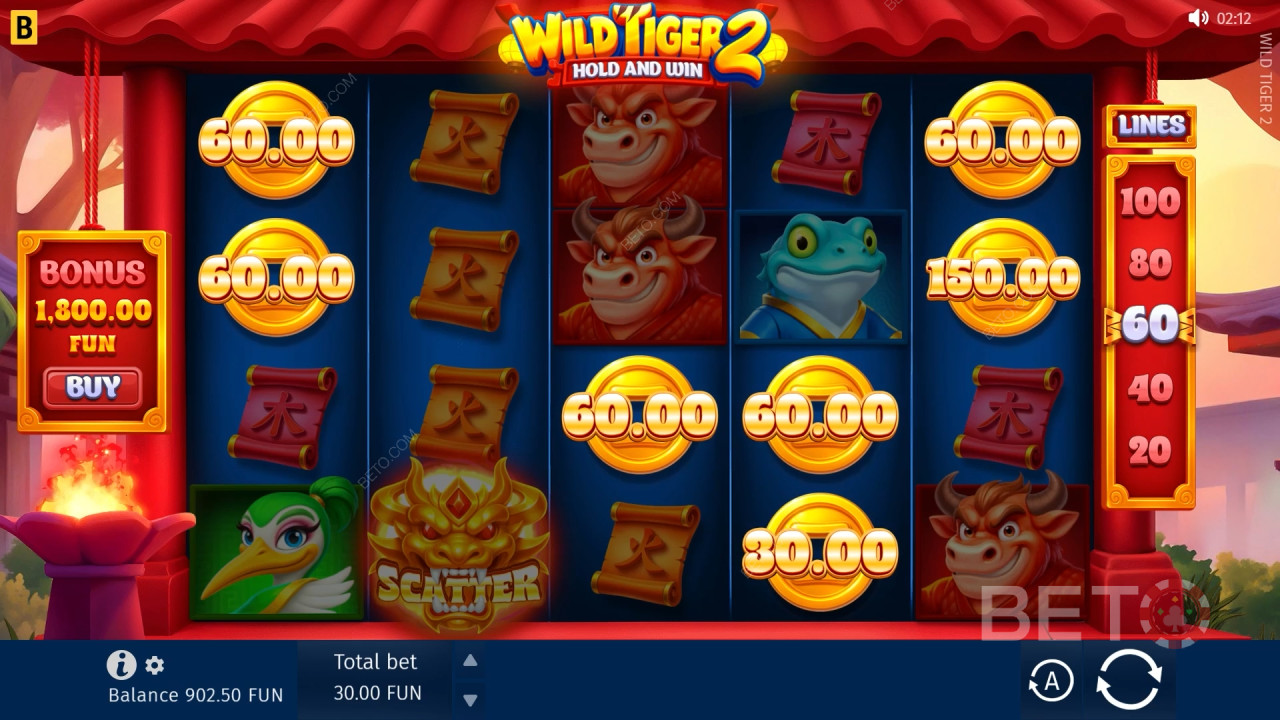 Recensione di Wild Tiger 2 a cura di BETO Slots