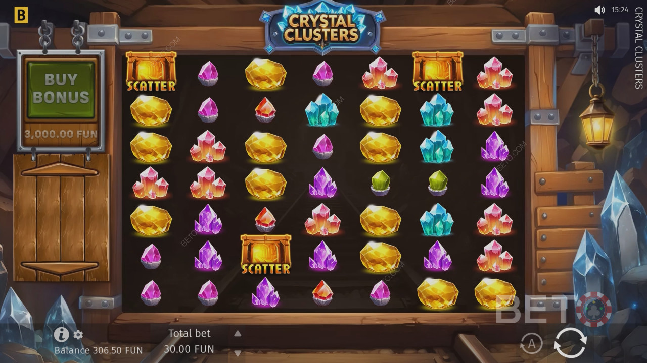 Recensione di Crystal Clusters a cura di BETO Slots