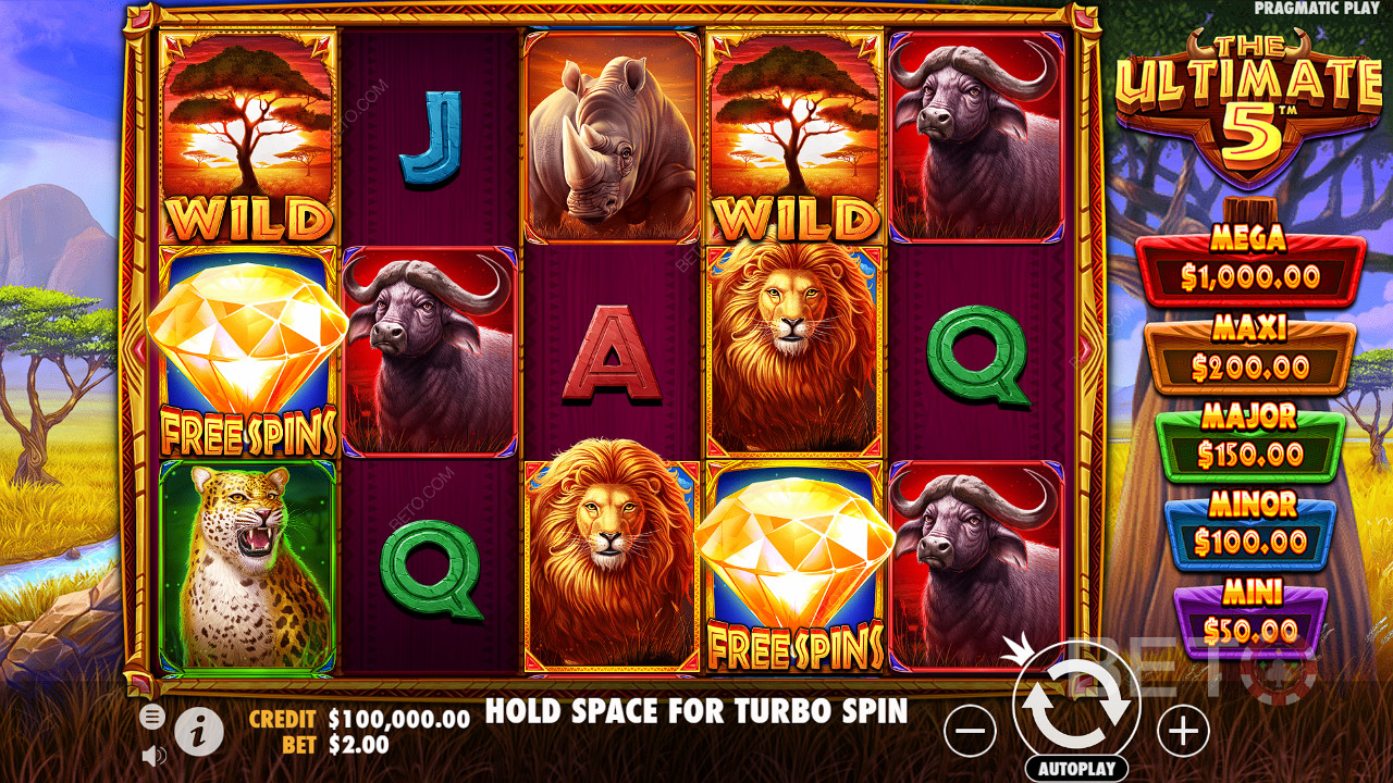 La recensione di The Ultimate 5 da parte di BETO Slots