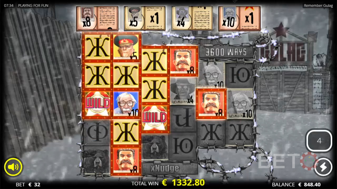 Ricorda Gulag Recensione di BETO Slots
