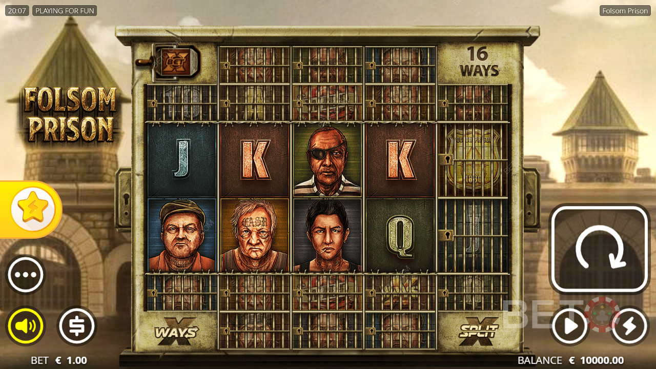 Sbloccate le posizioni e vincete alla grande nella slot online Folsom Prison