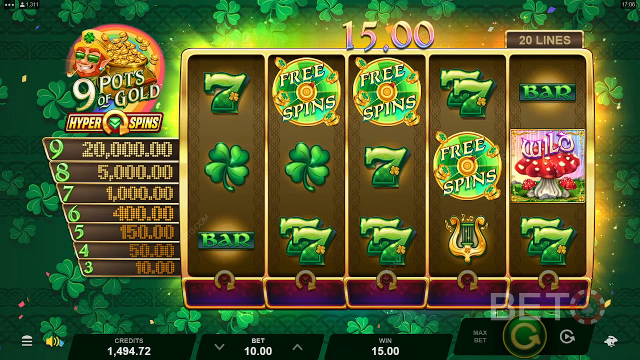 9 Pots of Gold HyperSpins Gioco Gratuito