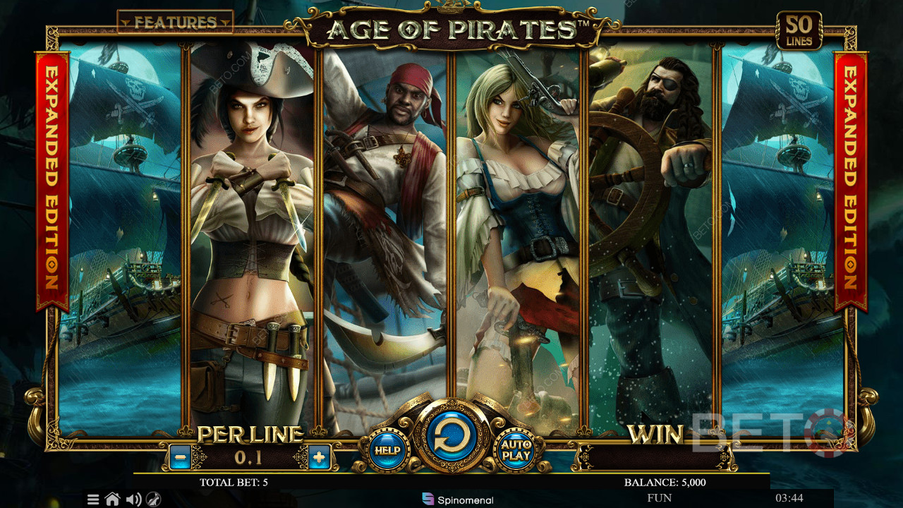 Age Of Pirates Expanded Edition Recensione da BETO Slots