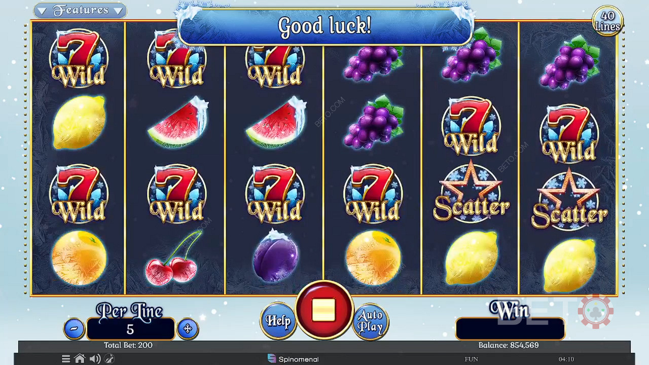 Fruits On Ice Collection 40 Lines Gioco Gratuito