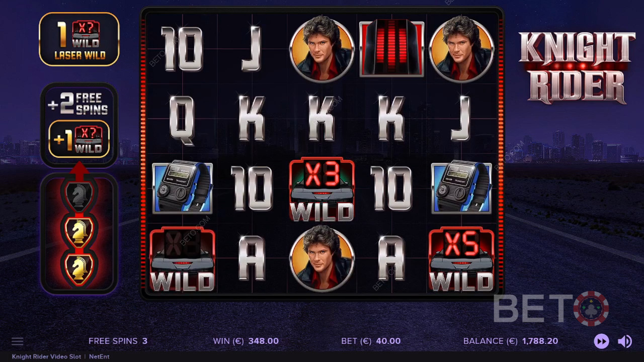 Knight Rider Recensione di BETO Slots