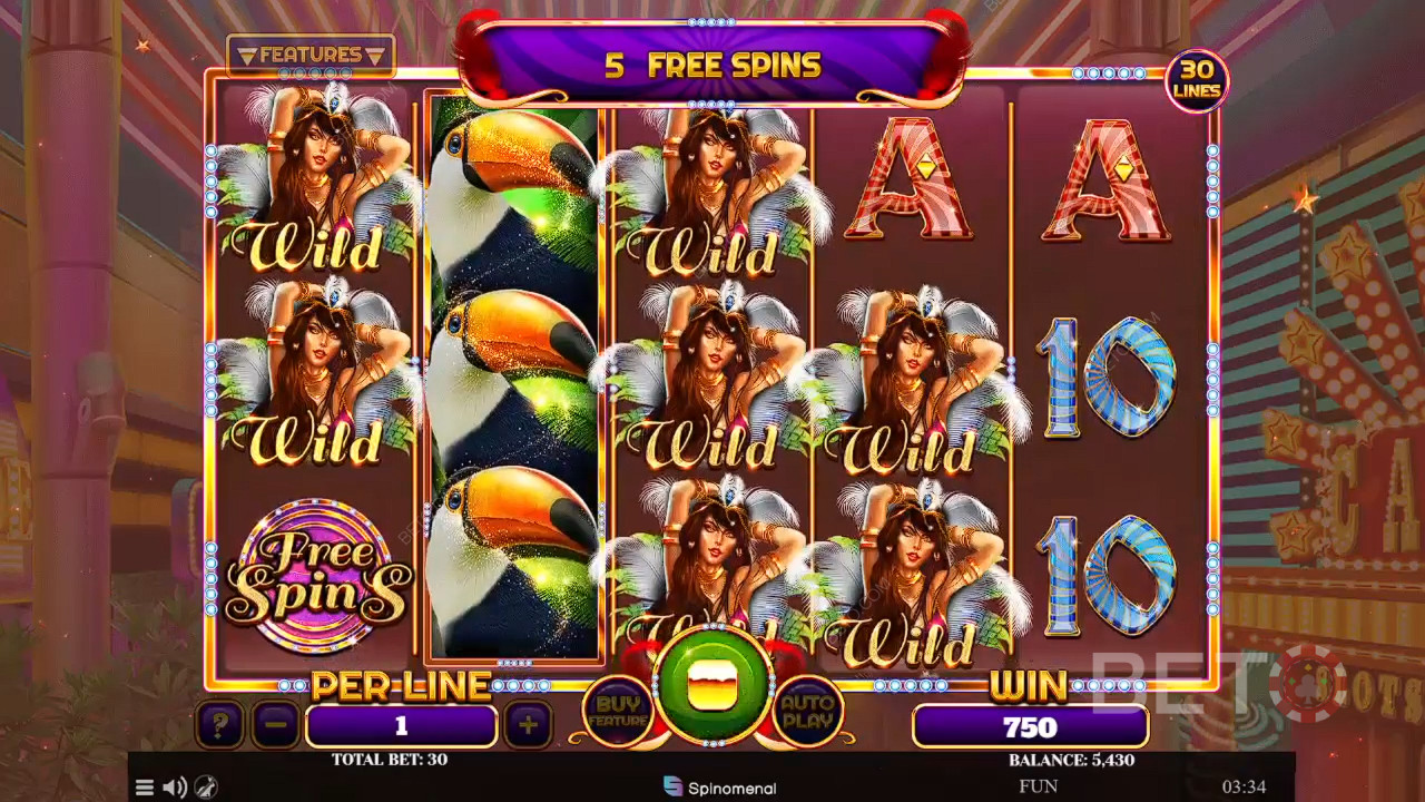 Reels Of Rio Recensione da BETO Slots