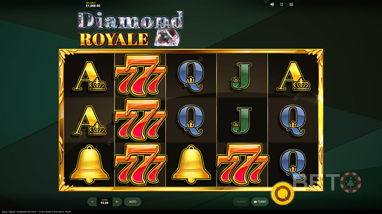 Recensione di Diamond Royale da parte di BETO Slots