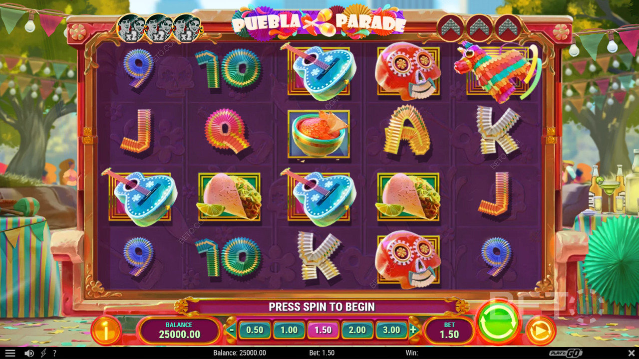 Recensione di Puebla Parade da parte di BETO Slots