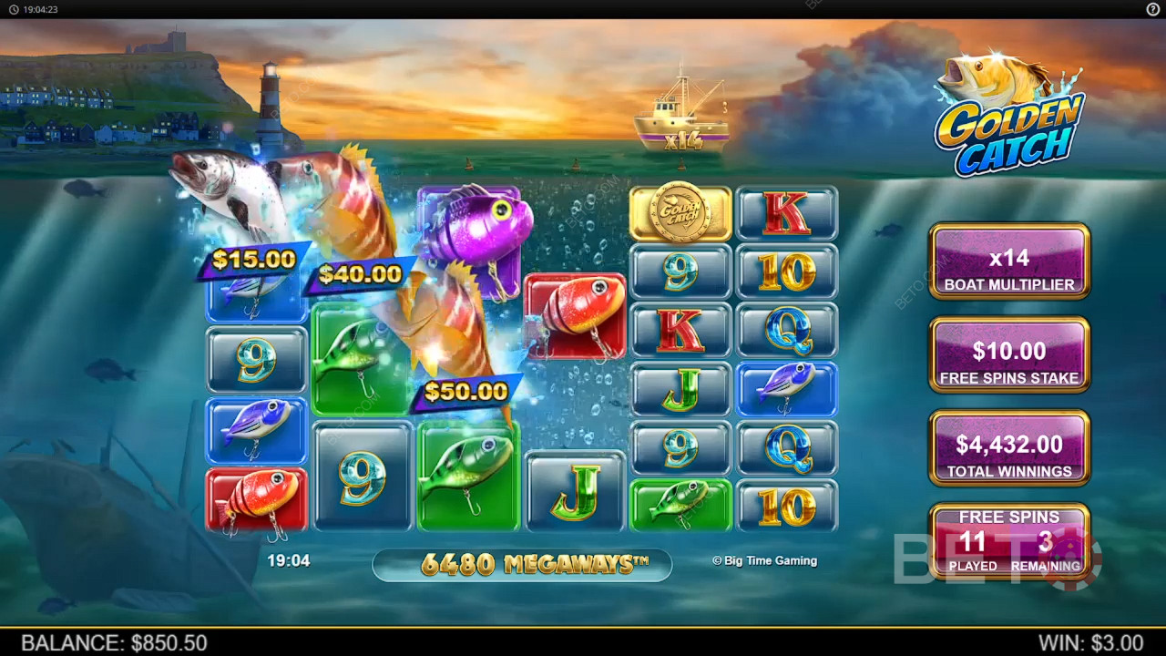 Golden Catch Recensione di BETO Slots