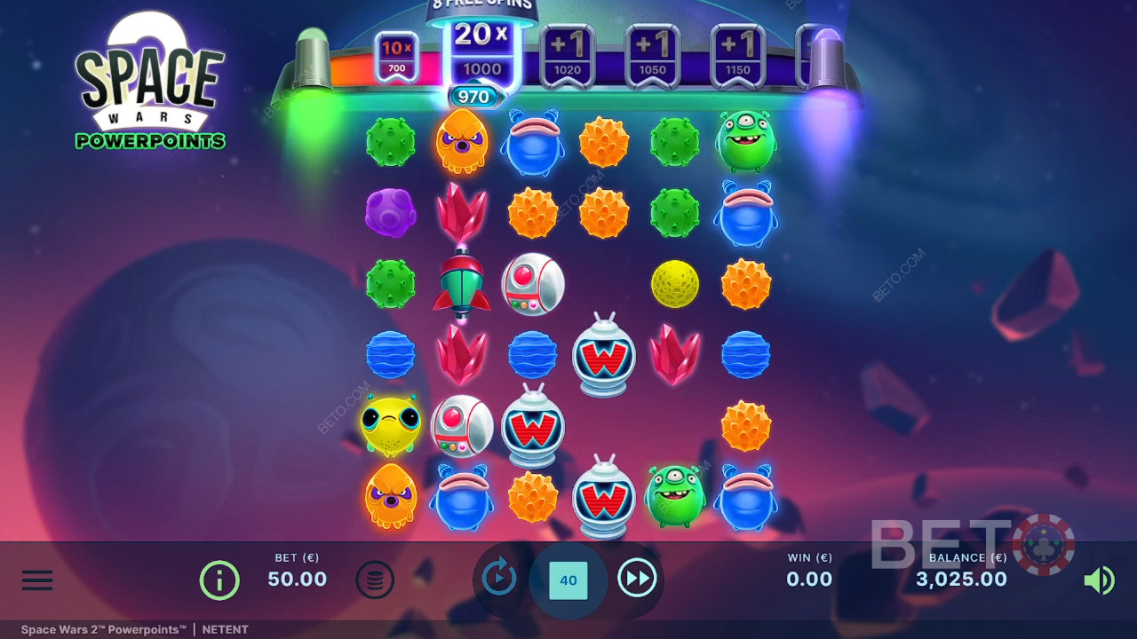 Space Wars 2 Powerpoints Recensione di BETO Slots