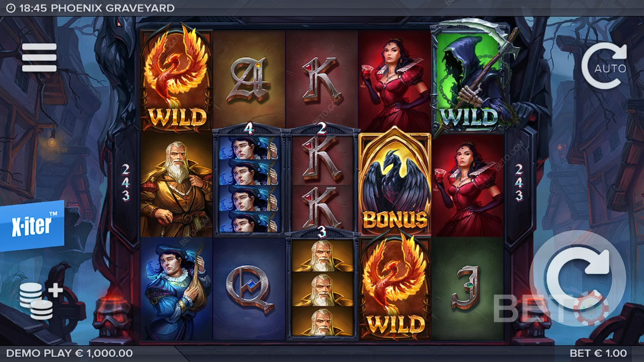 Recensione di Phoenix Graveyard da parte di BETO Slots