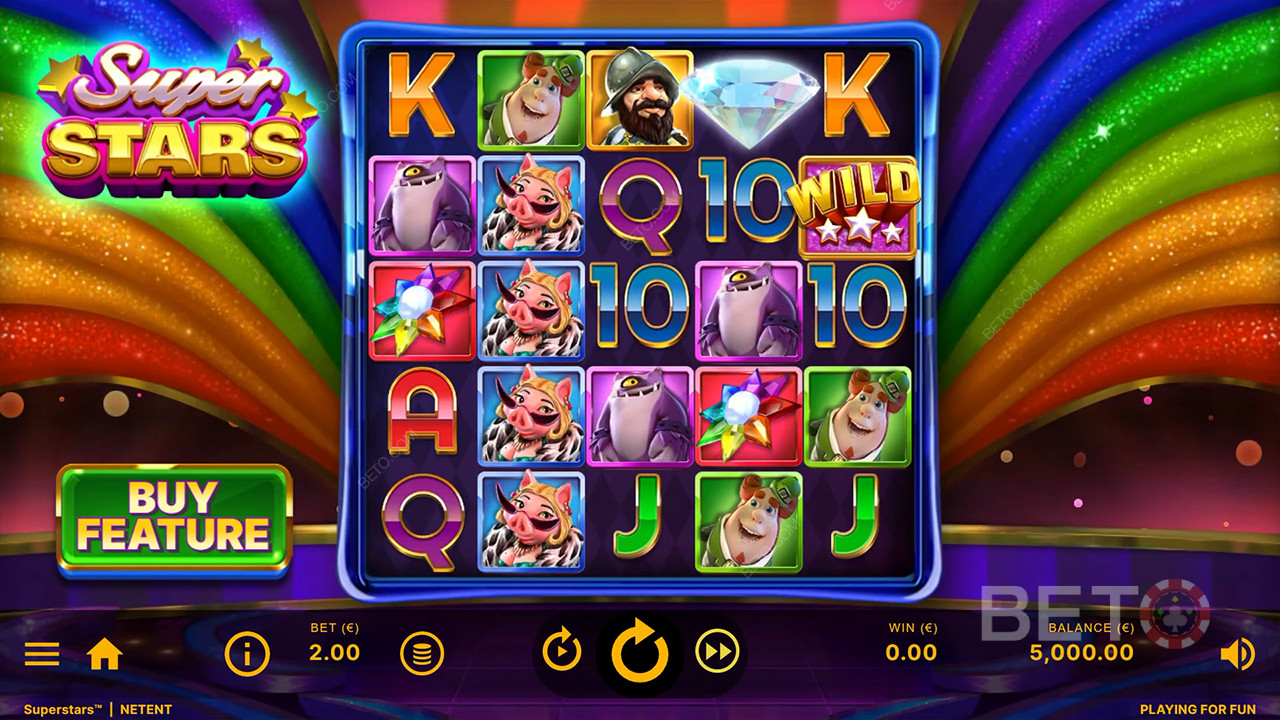 Superstars Recensione di BETO Slots