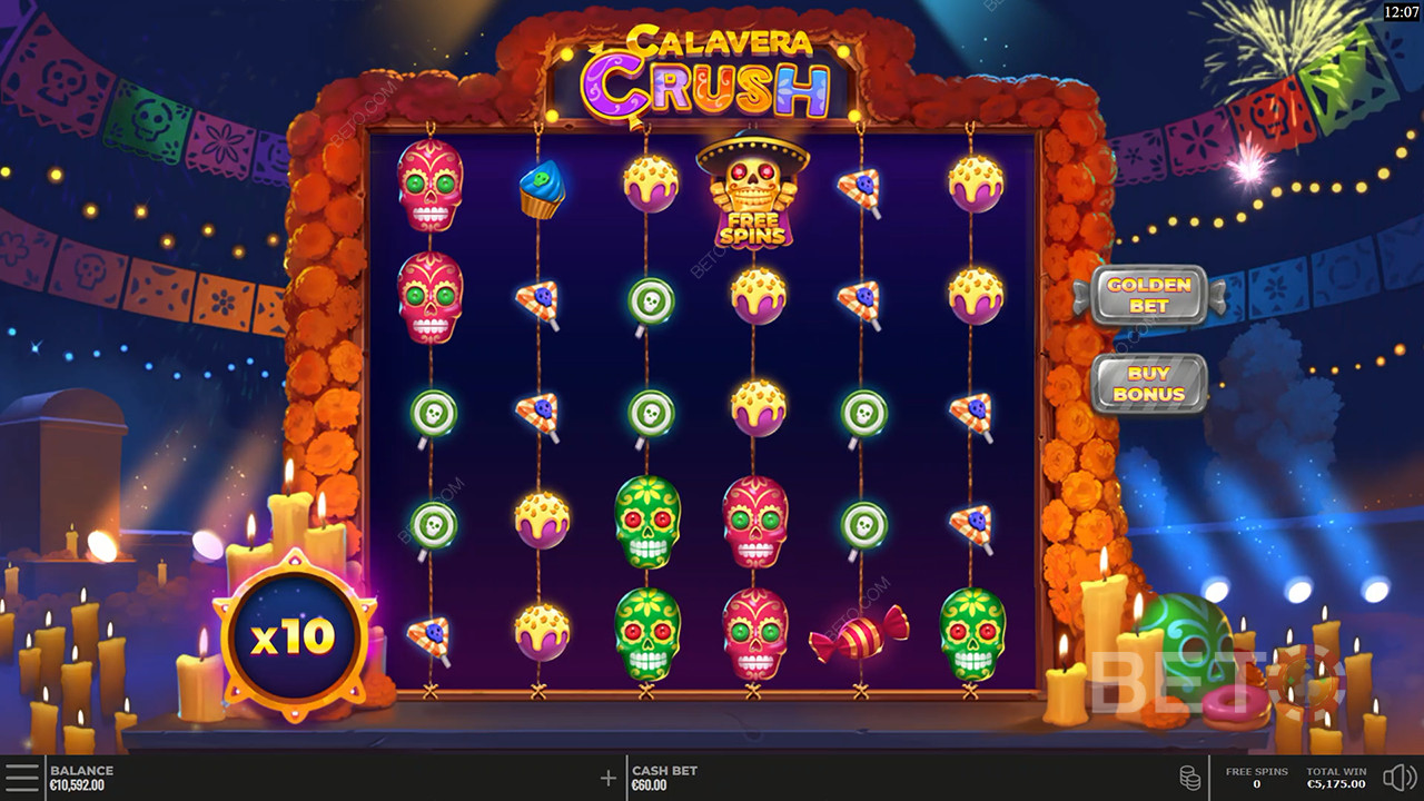 Calavera Crush Recensione di BETO Slots