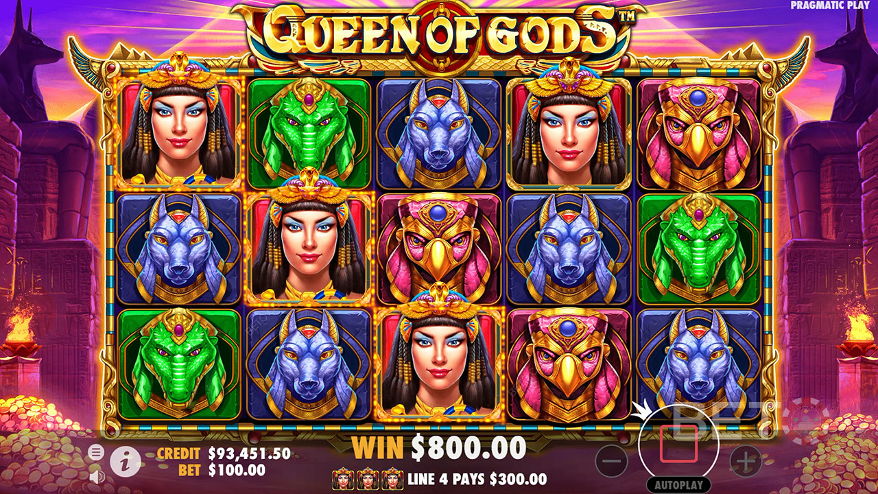 Recensione di Queen of Gods da parte di BETO Slots