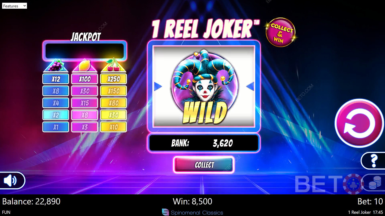 1 Reel Joker Recensione di BETO Slots