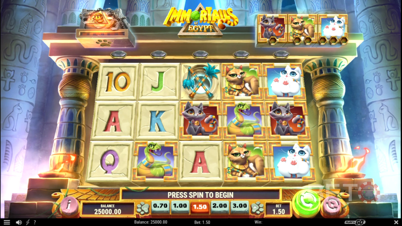 Immortails of Egypt Recensione di BETO Slots