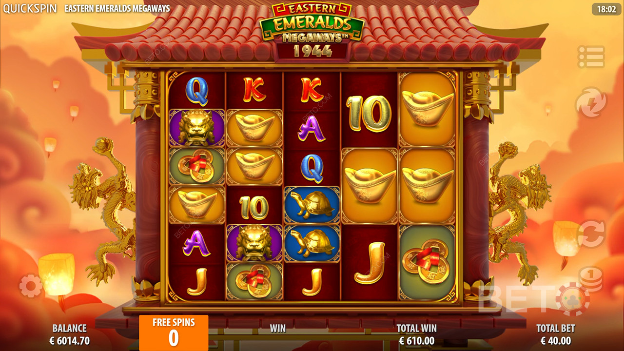 Eastern Emeralds Megaways Recensione di BETO Slots