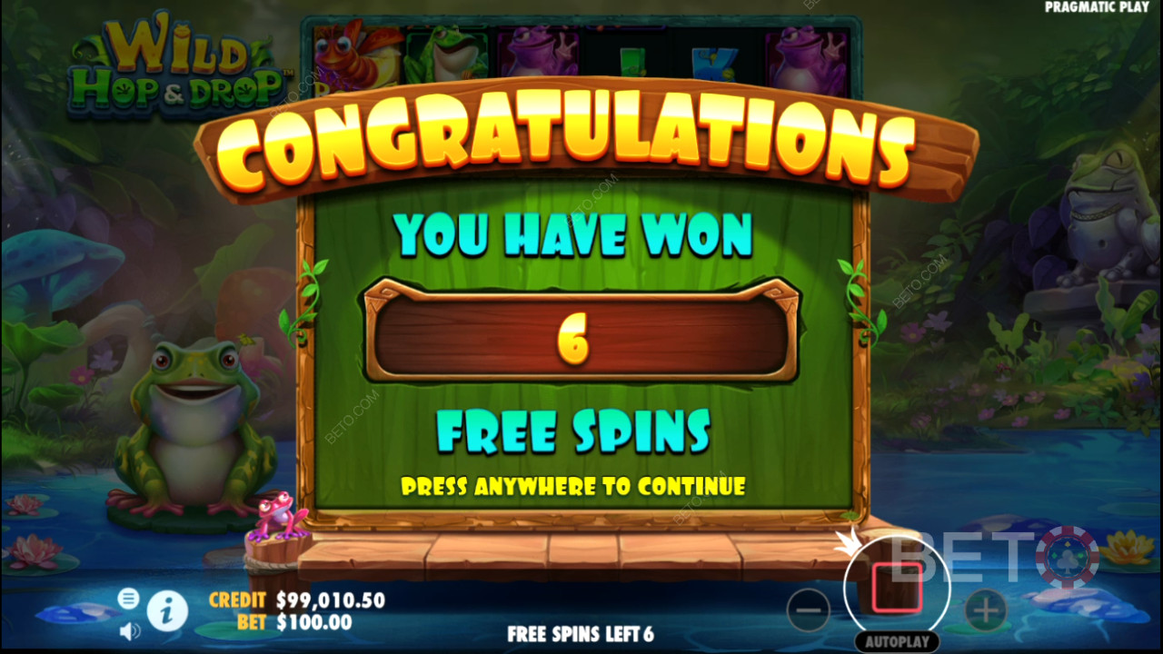 Le funzioni bonus spiegate in Wild Hop and Drop da Pragmatic Play