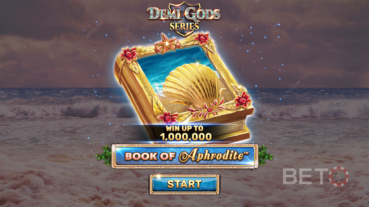 Goditi una vincita massima di 10.000x della tua puntata nella slot Book of Aphrodite