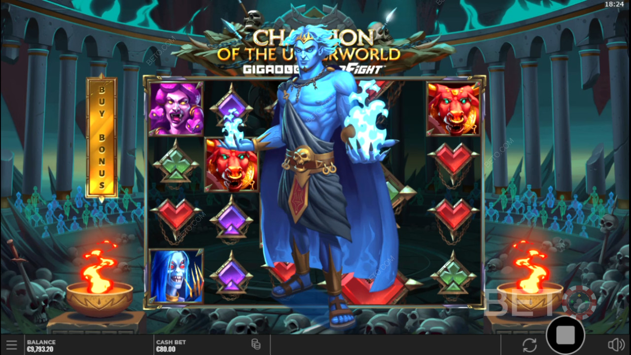 Recensione di Champion of the Underworld da parte di BETO Slots