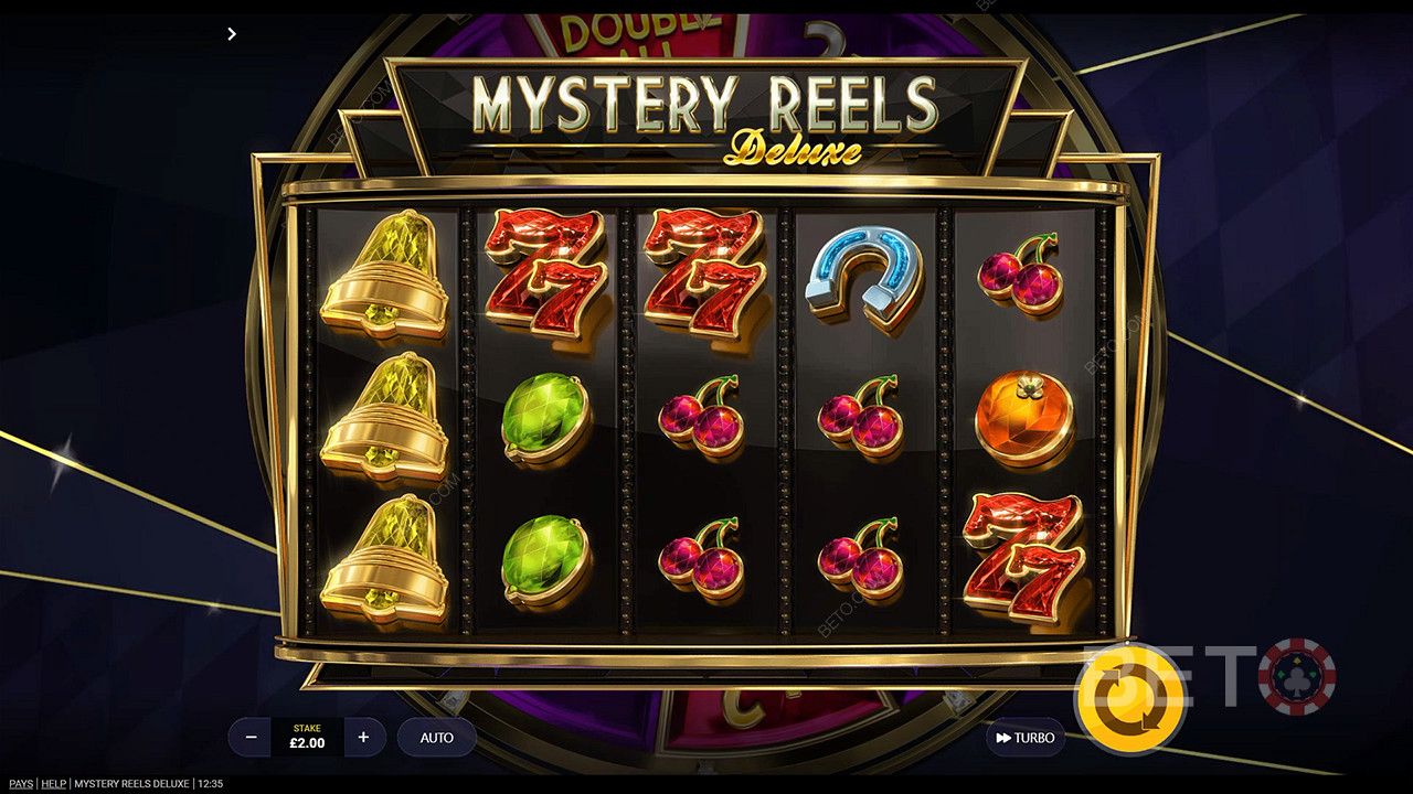 Godetevi un tema classico con un potenziale enorme nella slot Mystery Reels Deluxe
