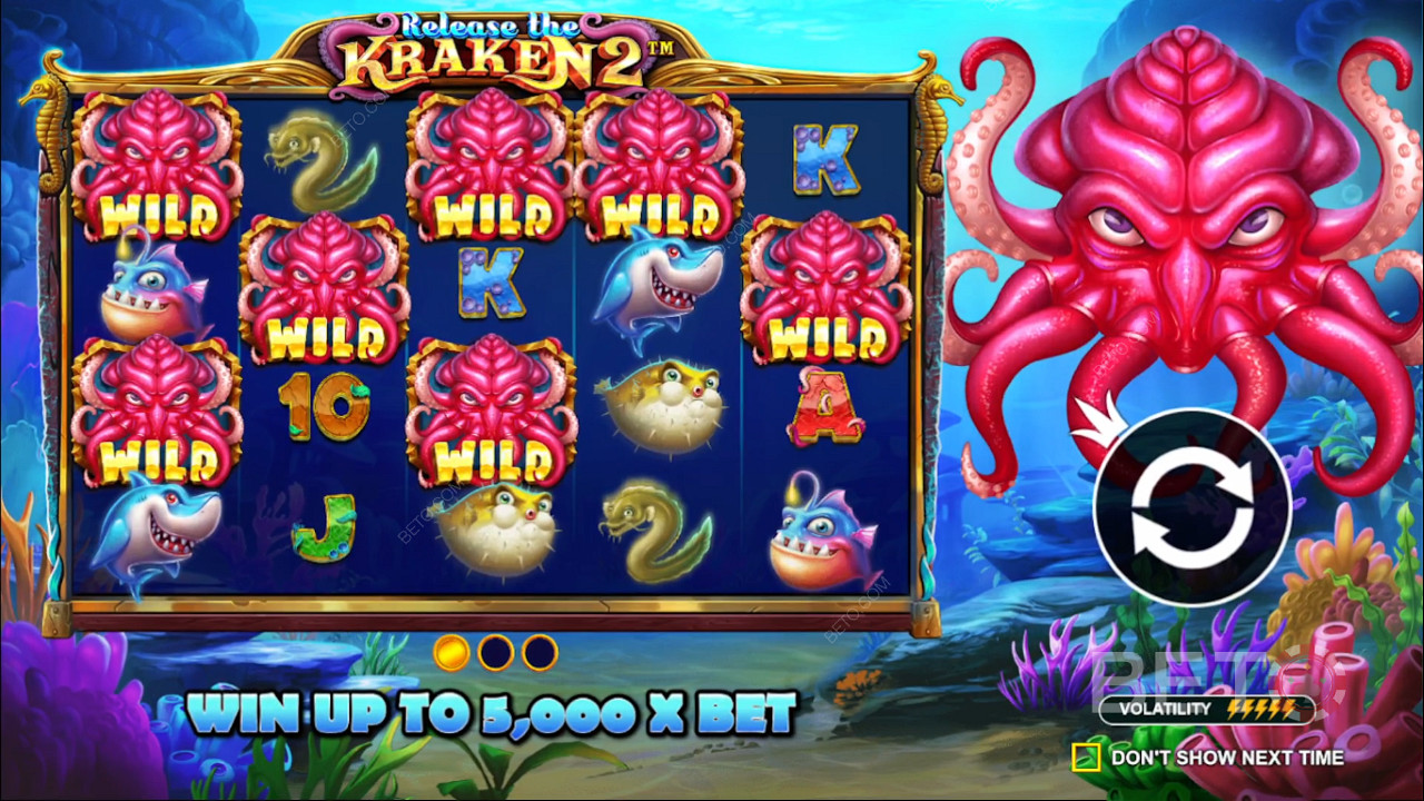 Godetevi i bonus casuali della slot machine Release the Kraken 2