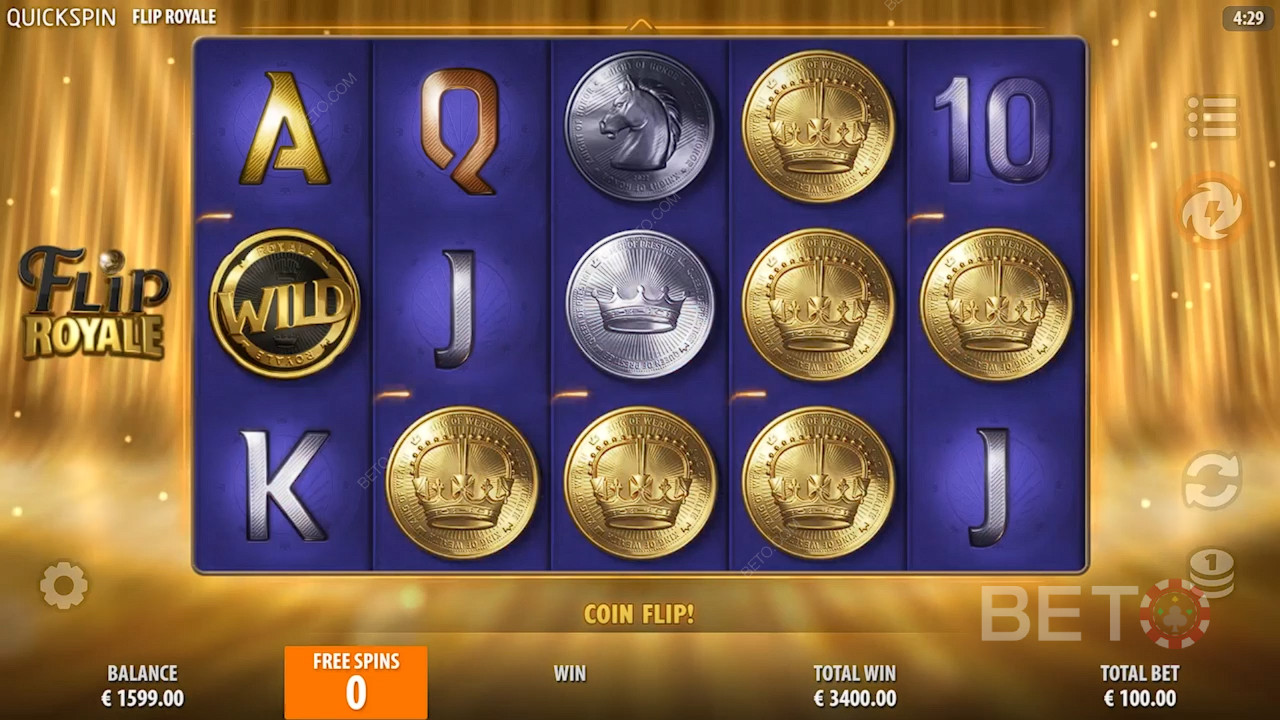 Flip Royale Recensione di BETO Slots