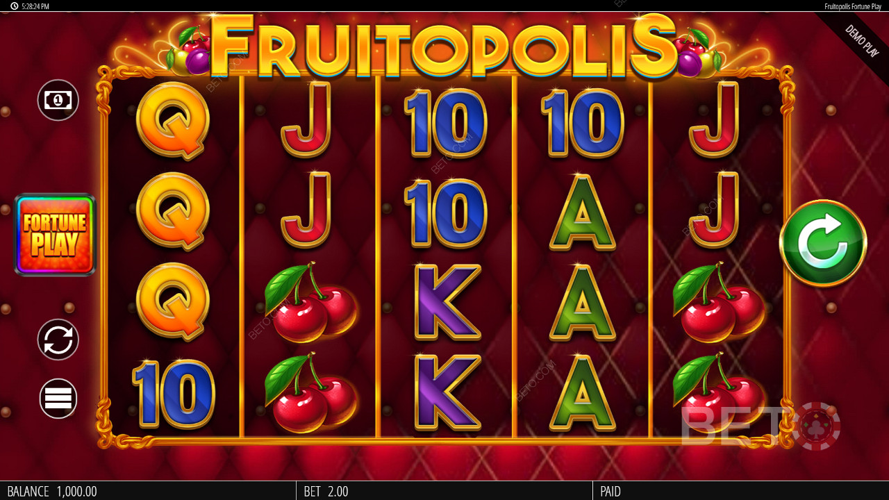 Fruitopolis Fortune Play Gioco Gratuito