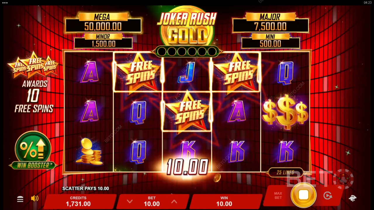 Recensione di Joker Rush Gold da parte di BETO Slots