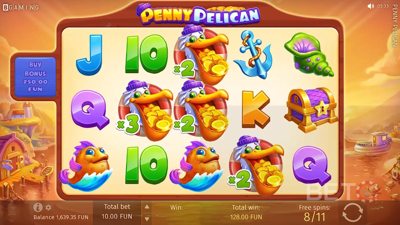 Recensione di Penny Pelican da parte di BETO Slots