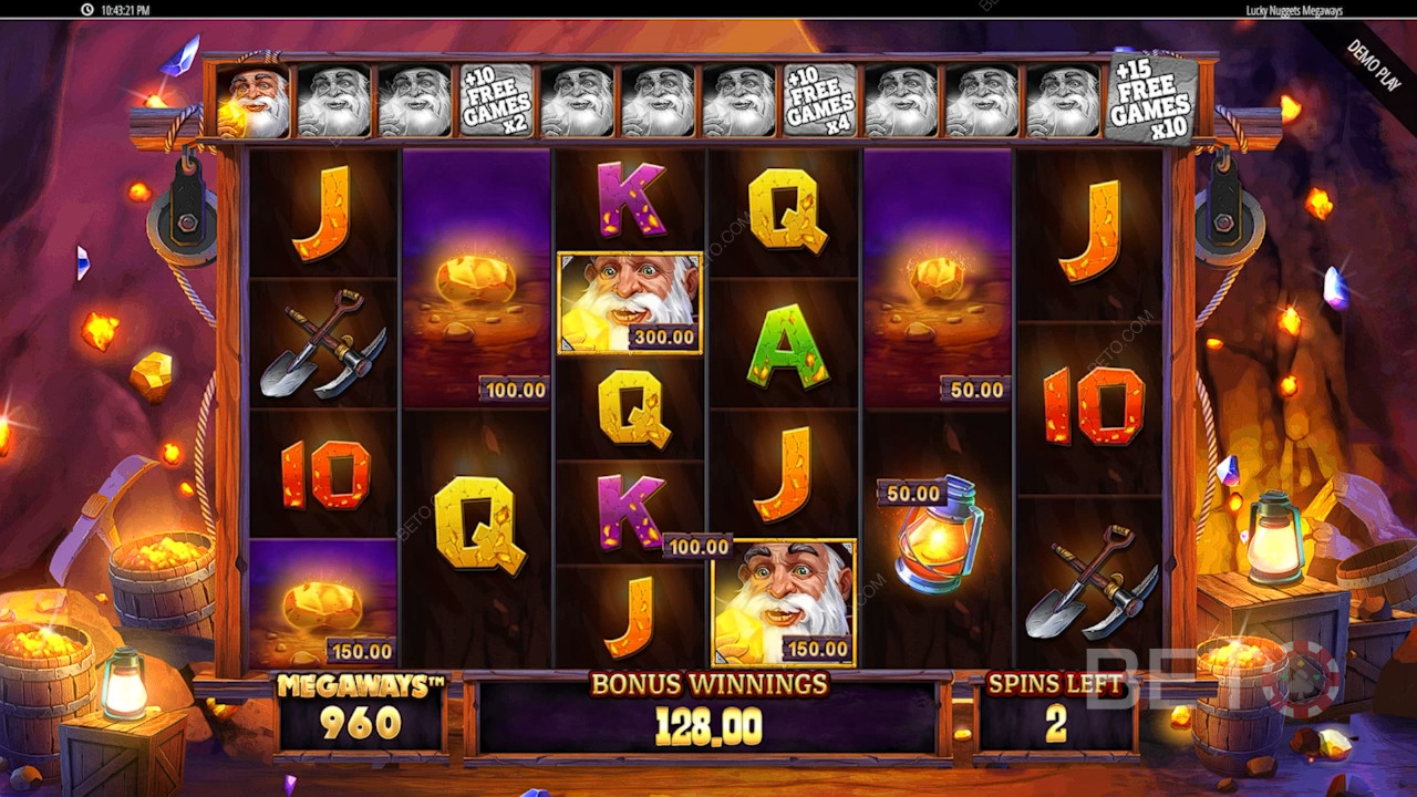 Recensione di Lucky Nuggets Megaways da parte di BETO Slots