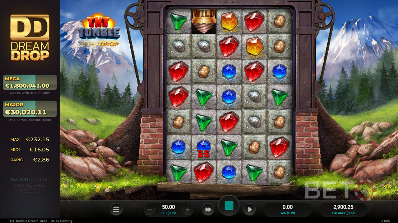 TNT Tumble Dream Drop Recensione da BETO Slots