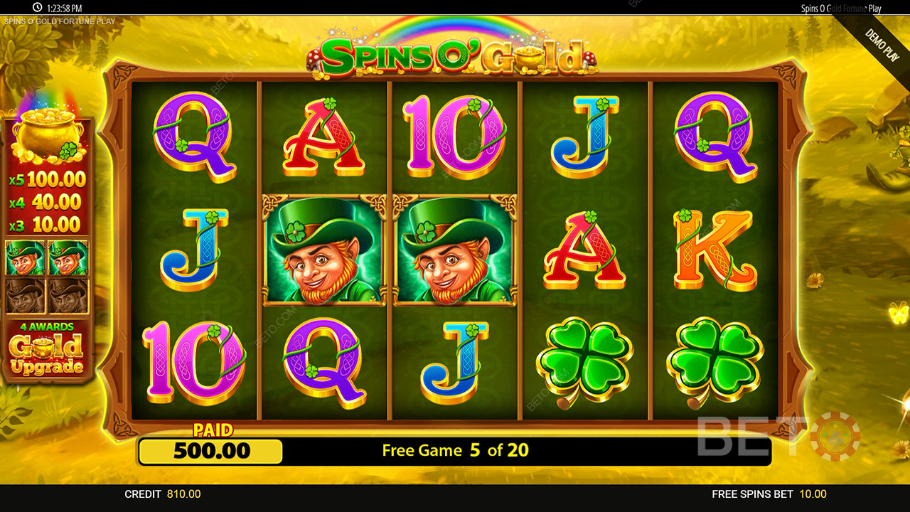 Le funzioni bonus spiegate in Spins O