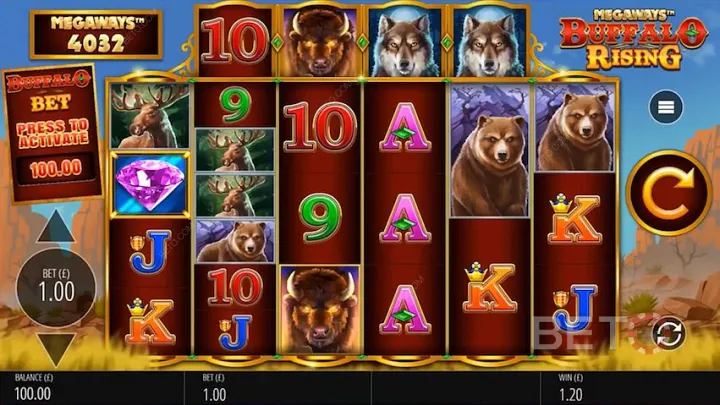 Buffalo Rising è uno dei migliori giochi di slot megaways