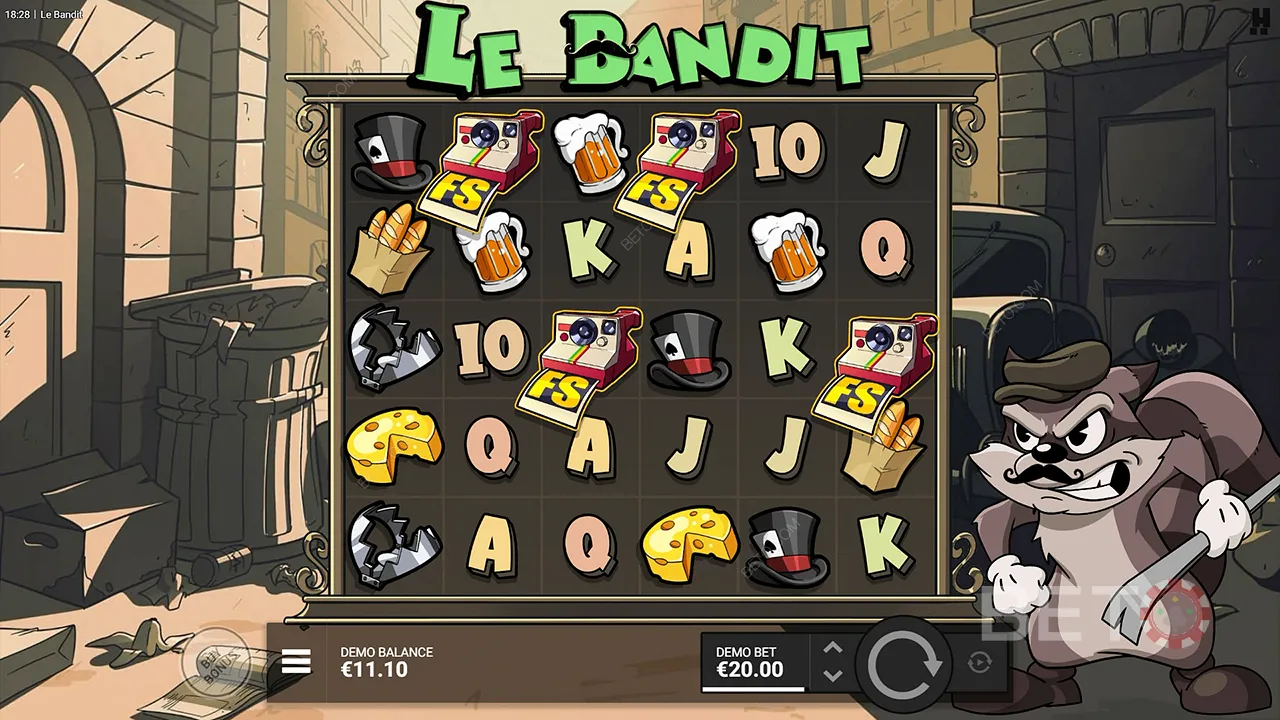 Gioco della video slot Le Bandit