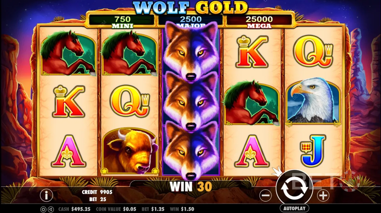 Un gameplay impressionante in Wolf Gold