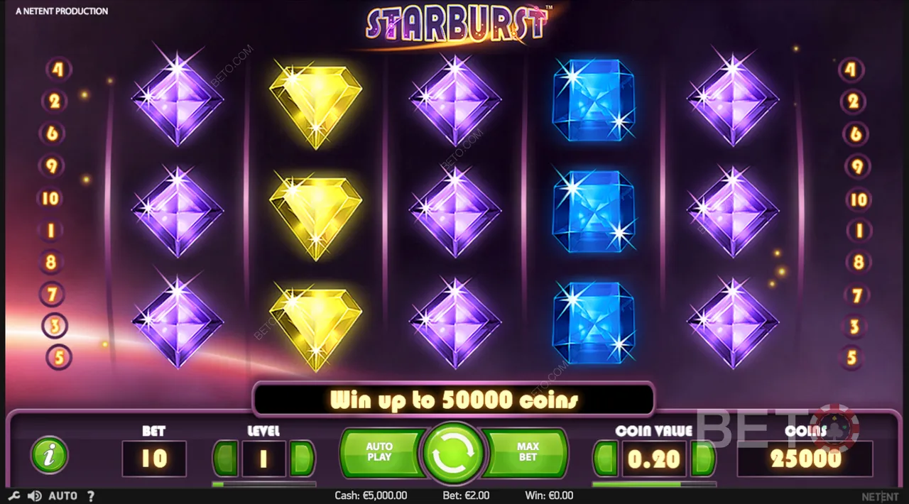 Starburst - Video esempio con gameplay esplosivo, giri gratuiti e vincite
