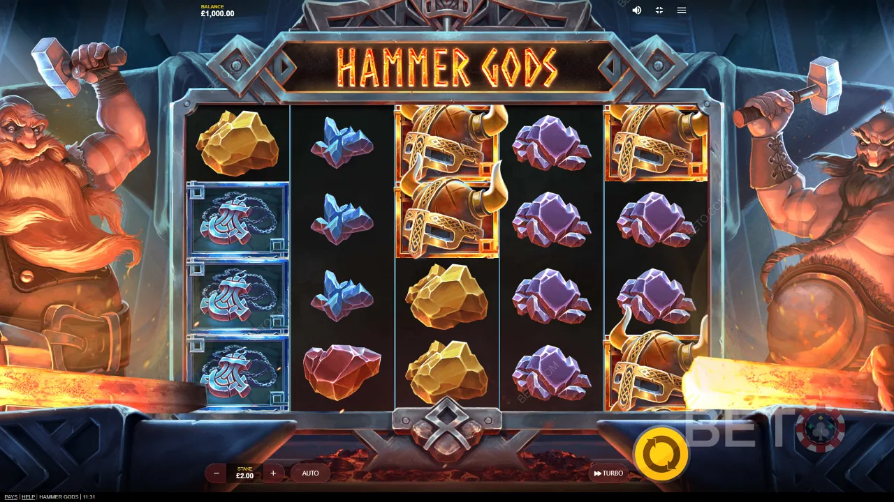 Gioco della video slot Hammer Gods