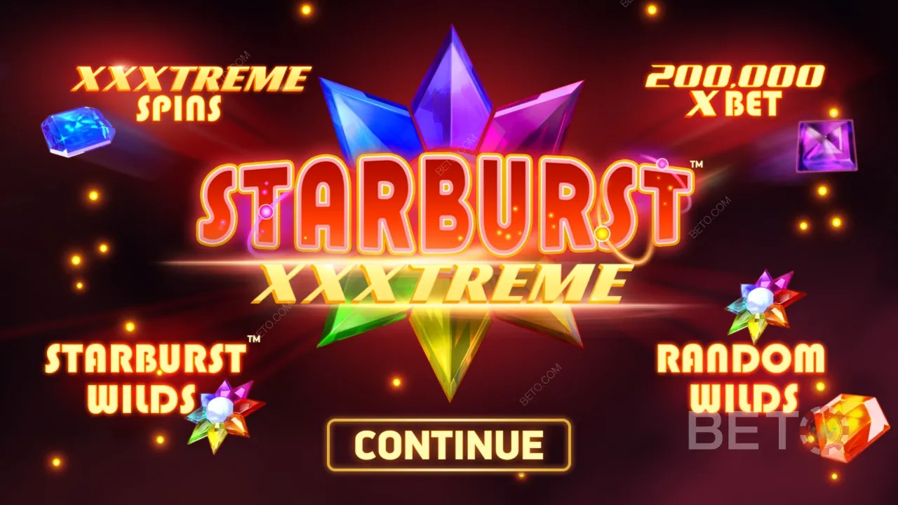 Gioco della video slot Starburst XXXtreme