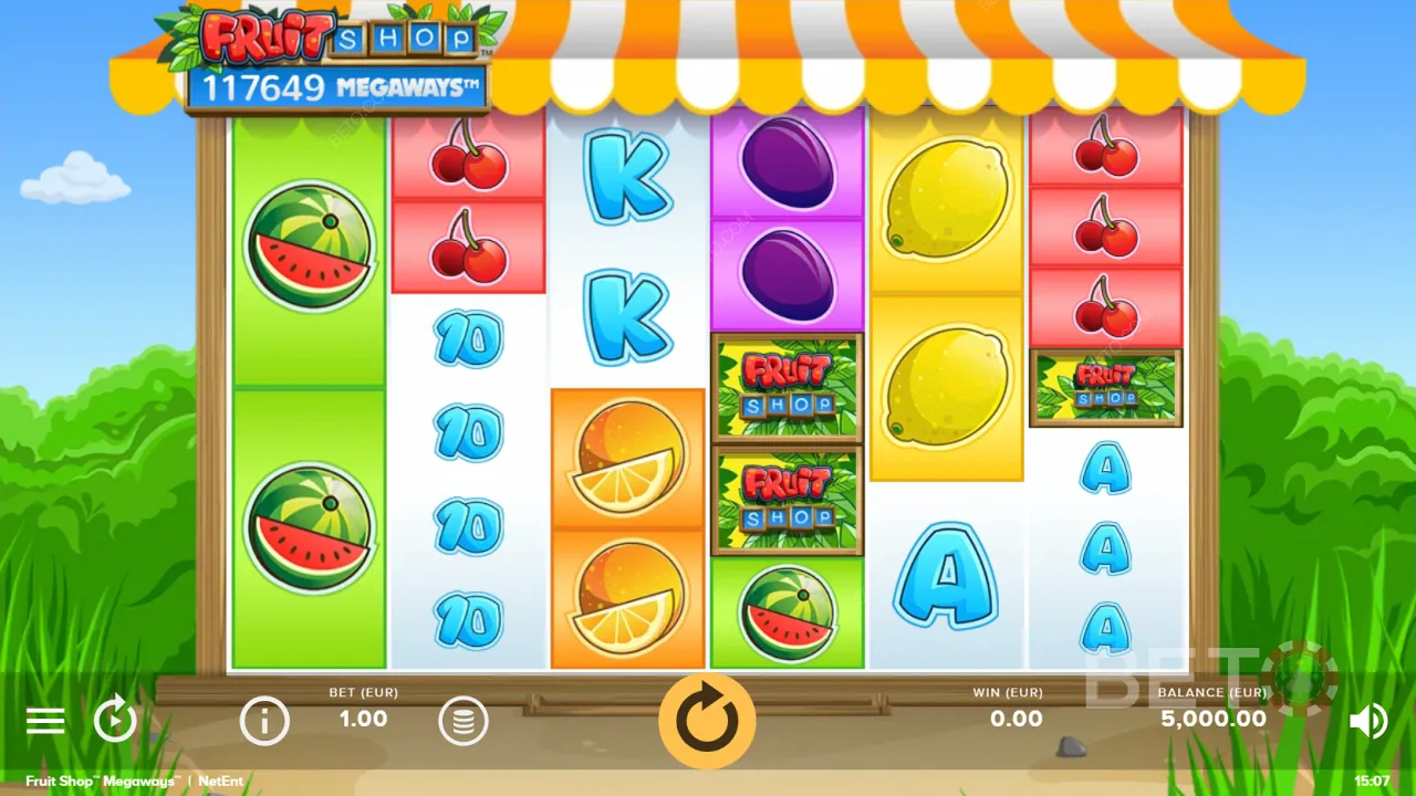 Il video di gameplay di Fruit Shop Megaways