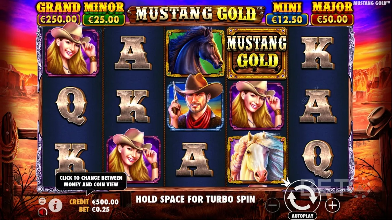 Video di gioco di Mustang Gold